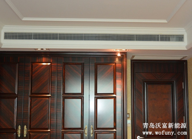 沃富地源熱泵中央空調(diào)系統(tǒng)風(fēng)機(jī)盤管末端，沃富新能源